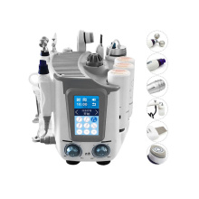 6 in1Vacuum Face Cleaning Hydro Water Oxygen Jet Peel machine Acne Blackhead Remover Skin care Small Bubble Oxygen Beauty machin