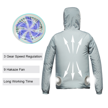 Lightweight Hooded Air Conditioned Fan Cooling Clothes