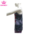 Custom dye sub womens singlet