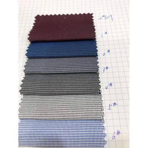 Cation Dyed Tooling Dobby Shirt Fabric
