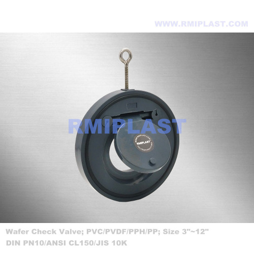 PVC pojedynczy zawór zwrotny wafla ANSI CL150
