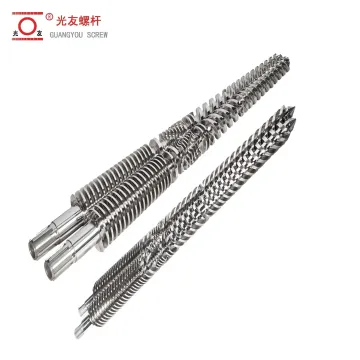 Bimetallic screw at silindro para sa food-grade WPC/LVT PVC conical twin screw