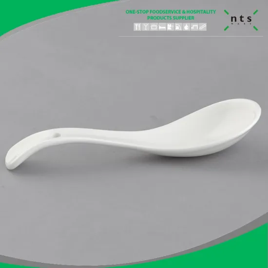 hotel tableware ceramic soup spoon set