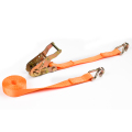 1-1 / 16 &quot;1.5 Ton 28mm Mini Logam Menangani Gesper Mobil Tie down Memukul Ratchet Straps Dengan 1500kgs Ganda J kait