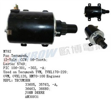 Lawnmower motor Lester 5749 M7802