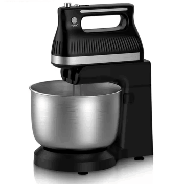 Professional Kitchen Appliances: 300W 5-Speed Stand Mixer with Turbo Function and 3.5 L Stainless Steel Bowl for Bread Making and Dough Mixing