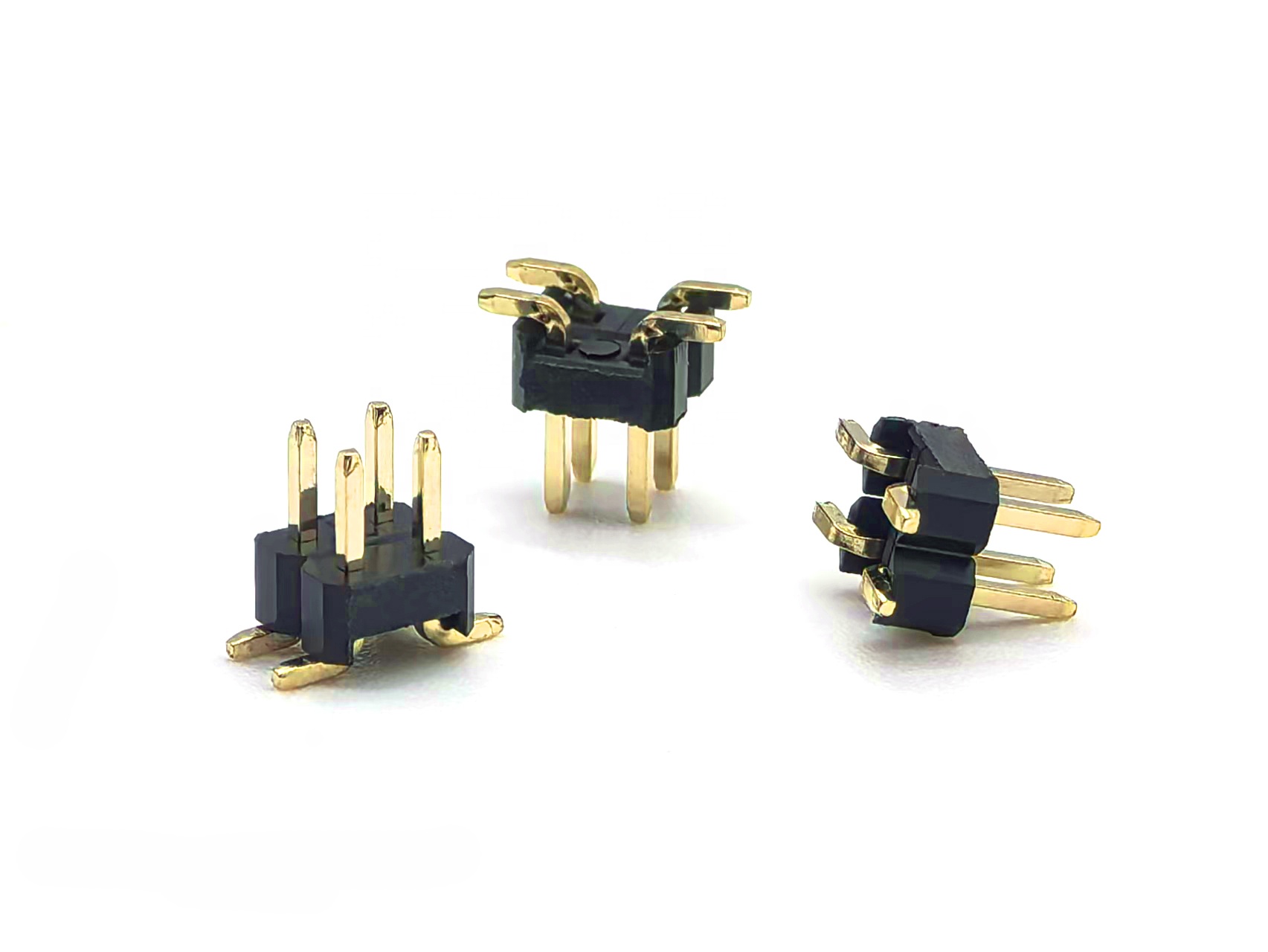 2.54mm Pitch Pin Header Connector Dual Row SMT H2.5mm 2*2P