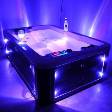 Large Freestanding Outdoor Swimming Pool Tub and Walk-In Bathtub with Shower