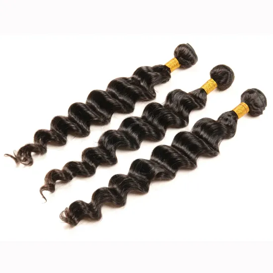 Adorable Ocean Water Wave Human Hair 7A Unprocessed hair bulk Tangle Free loose deep curly remy hair