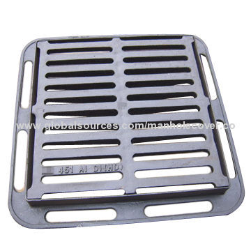 Custom Size Cast Iron Grill Sewer Grates for Carriageway or Pathway, EN124