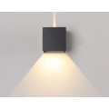 Aplique de pared led impermeable de tipo cuadrado ajustable