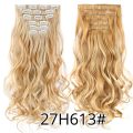 16 Clip in hair extension 27H613#