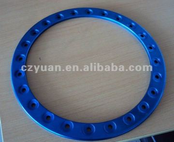 Side-by-side Quad 4x4 Parts Conventional Polished Beadlock Rings