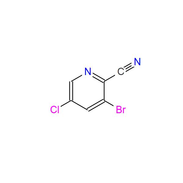 3-Bromo-5-chloropyridine-2-carbonitrile Intermediates