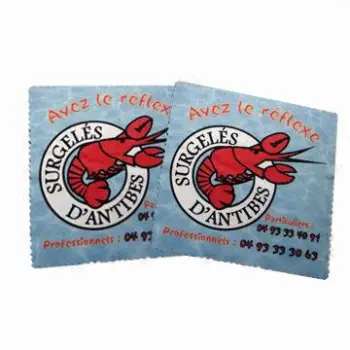 Lens Cleaning Cloth with Logo Printing, Used for Eye-glasses