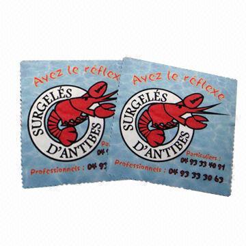 Lens Cleaning Cloth with Logo Printing, Used for Eye-glasses