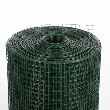 PVC dark green coating iron welded wire mesh