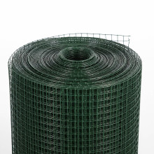 PVC Mesh di filo saldato in ferro verde scuro