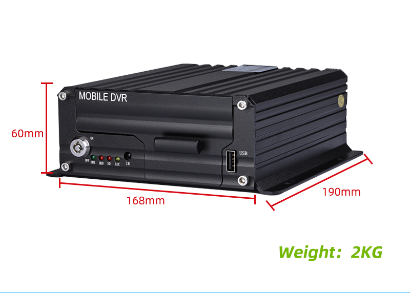 8CH HD MDVR inteligente e impermeable para vehículos todo en uno_STONKAM  CO., LTD