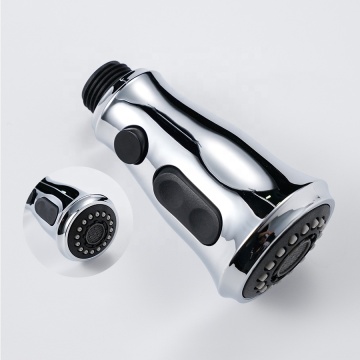 Xiamen Chrome ABS One-Key Water Stop Two Modes Spray Pull-Out Kitchen Faucet