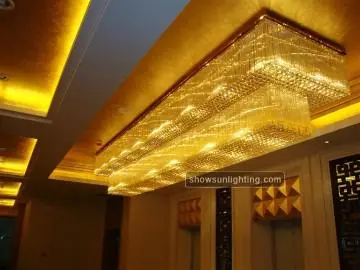 48 Lamps Luxurious Hotel Lighting with Two Layers