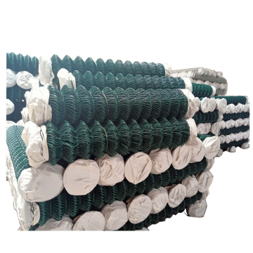 Cheap PVC Coated Woven Wire Mesh Fencing - Chain Link Sliding Fence Rolls