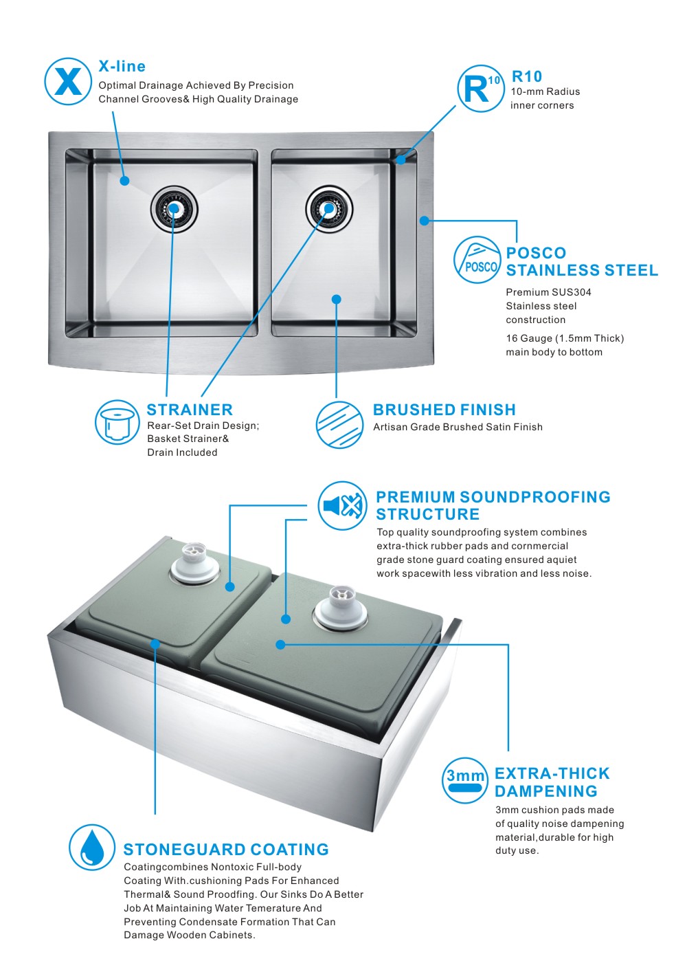 304 Stainless Steel Sink