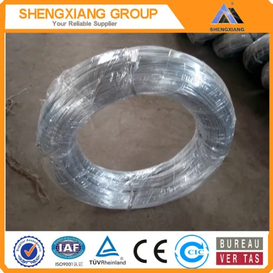 TUV Rheinland Galvanized Iron Wire/Low carbon Steel Wire/Electro Galvanized Wire