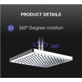 Rainfall square shower head for bathroom