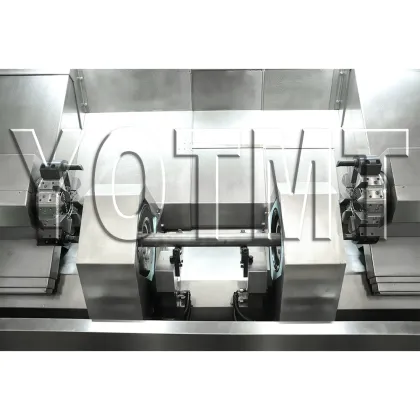 Double Spindle Slant Bed Heavy Duty CNC Lathe Machine