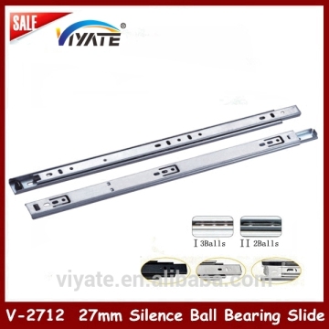 2014 Hot stock 27mm roller bearing mepla drawer slide