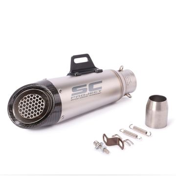 Universal 51mm Stainless Steel Motorcycle Exhaust Muffler Pipe