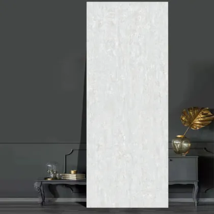 Light Gray Matte Sintered Stone Floor Tiles - 1200x2600x15mm