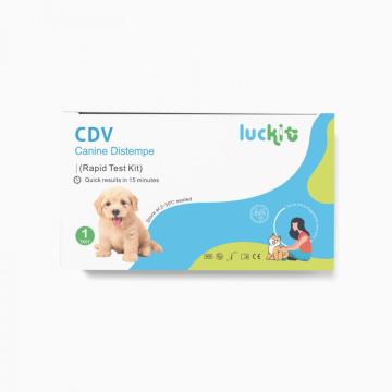 Luckit anjing anjing distempervirus cdv haiwan peliharaan kit reaksi cepat cepat harga kilang operasi mudah