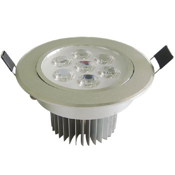 7W LED Interior Commercial Factory Office Hotel Recessed Downlight