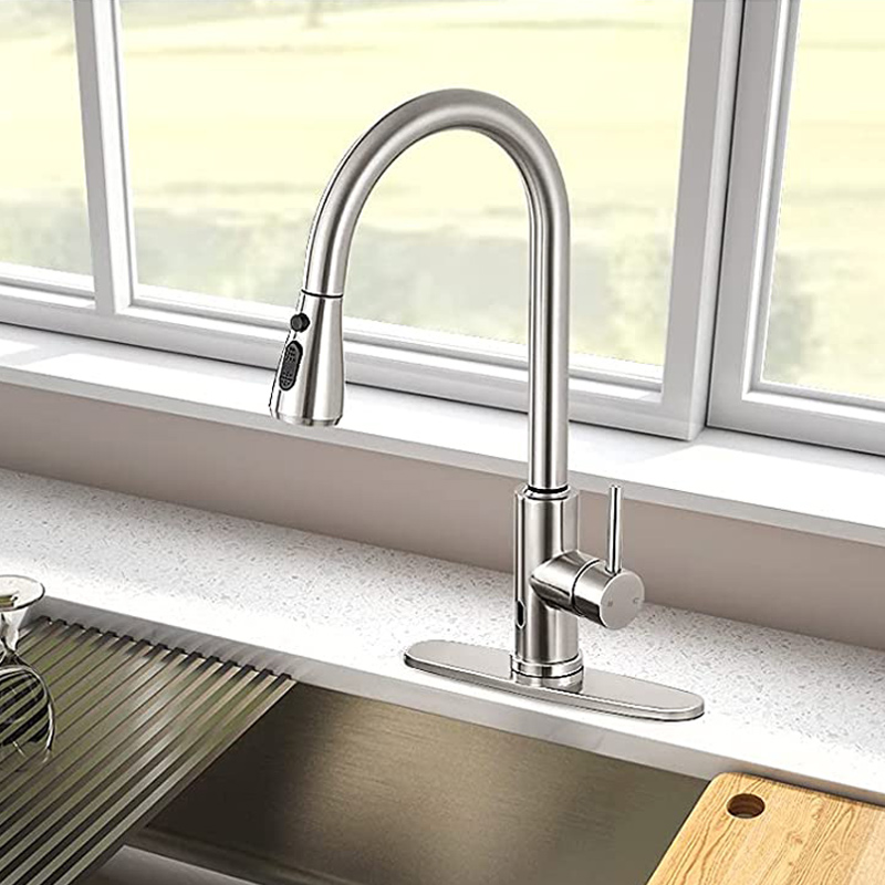Hands Free Touch Activated Waterworks Kitchen Faucet