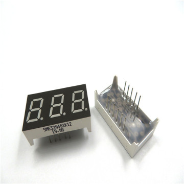 Three Digit 0.4 Inch Seven Segment LED Display