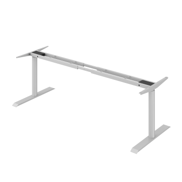 Round-Leg Dual-Motor Standing Desk Frame