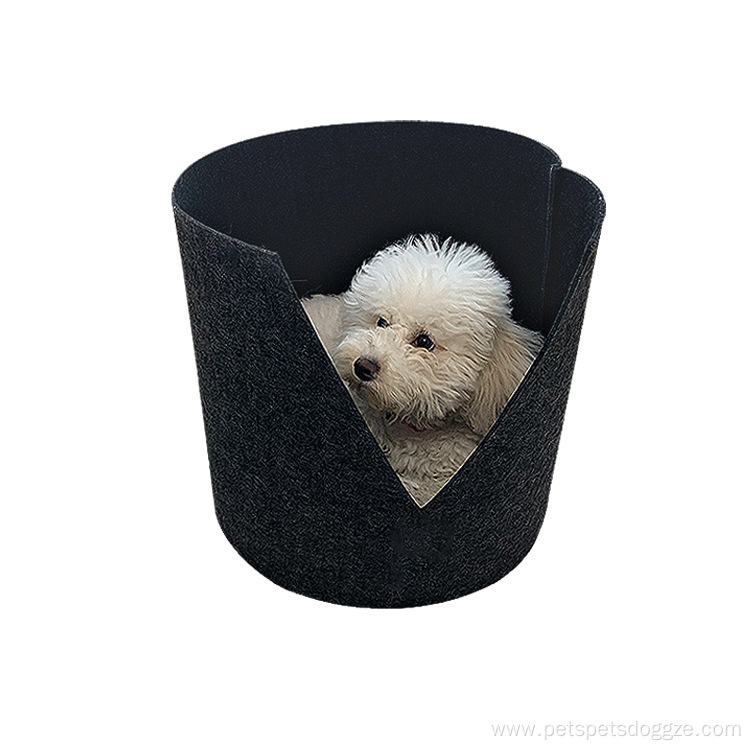 Removable Cover Breathable Cat Dog Felt Pet Bed