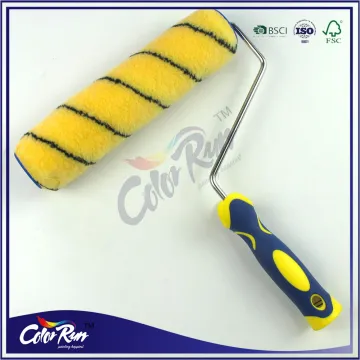ColorRun 9" made in china polyacrylic fiber wall decorative paint roller brush