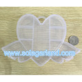 2*11*14CM Butterfly Shape Clear Plastic Box Container Jewelry Organizer Case Storage