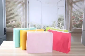 Paper Shopping Bags with Twisted Handle