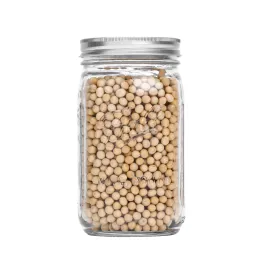 Clear Glass Mason Jar - Airtight Food Storage
