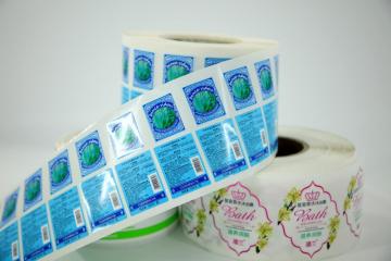 Custom self adhesive kraft paper label sticker printing
