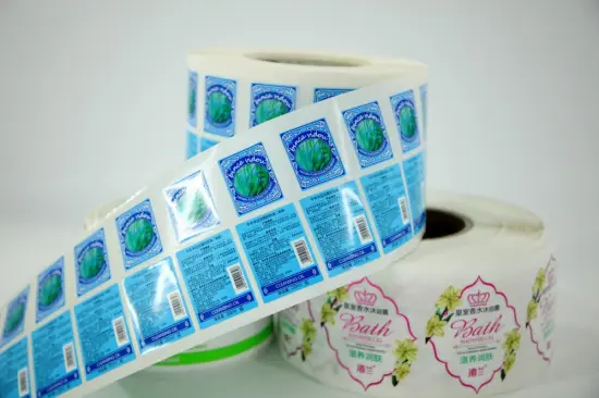 Custom self adhesive kraft paper label sticker printing