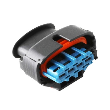 4 Pin Female 1928405525 Compact 2.8mm Black Automotive Electrical Connector
