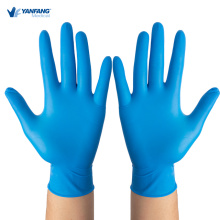 Uso médico Blue Nitrile Rubber Glove 100 Pack