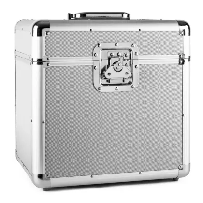 Factory Direct Vinyl Aluminum Record Case - OEM & ODM Aluminum DJ Box Storage for 70 LPs