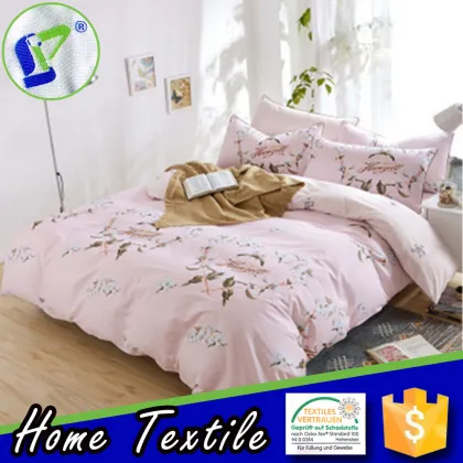 Textile king size flower bed sheet