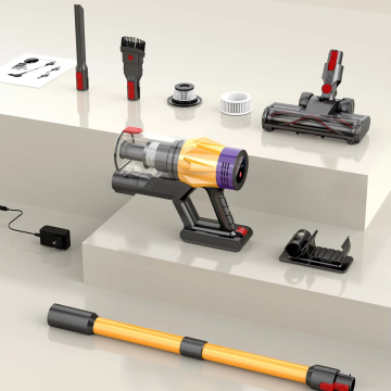 Versatile Cordless Stick Vacuum with Bag for Carpet and Hardwood - Wet/Dry Pet Hair Removal